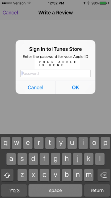 How To Leave An iTunes Podcast Review Step 5